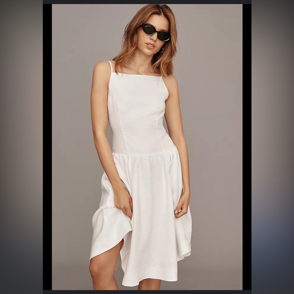 Reformation Dresses & Skirts - Reformation Clarabelle Linen Midi Dress Size 8